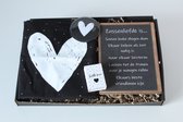 Brievenbus cadeau Zussenliefde Hart - cadeau zus - tas