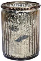 Oneiro's Luxe Waxinelichthouder  TEALIGHT Goud - ø 10cm - kaarsenhouders - kaarsenhouder - waxinehouder - decoratie – woonaccessoires – theelichthouder – zwart – goud – zilver