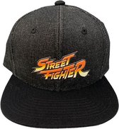 Street Fighter Snapback Pet Logo Zwart