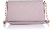 Michelle Bags and Accessories - Schoudertas met ruit motief - Purple