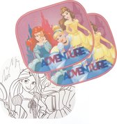 Pare-soleil Disney Princesse 2 Pièces 45 X 36 Cm + Coloriage