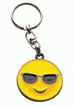 Emoji metalen sleutelhanger - cool