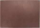 Placemat Imitation Leather Brown 43x30cm