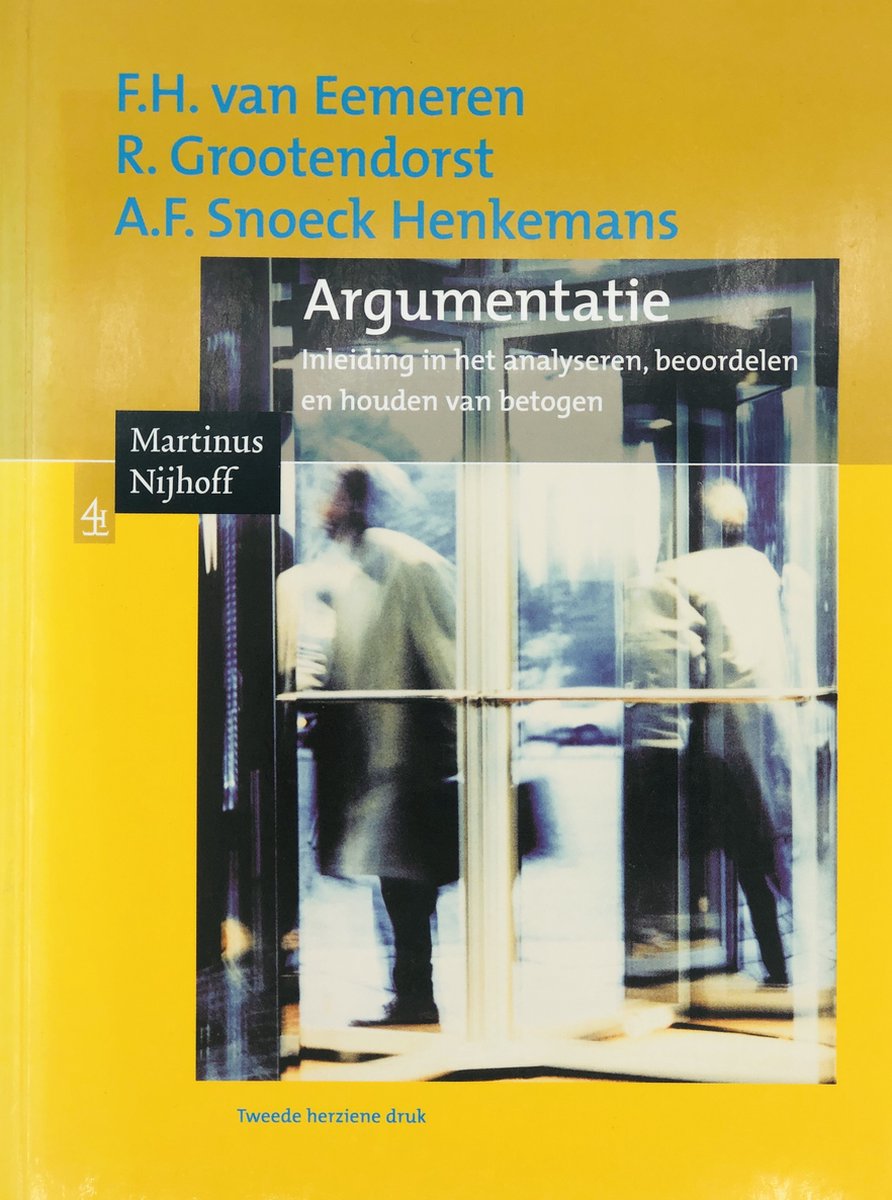 Omslag van Argumentatie