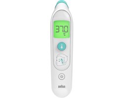 Foto: Braun thermometer templeswipe bst200we thermometer met remote sensing