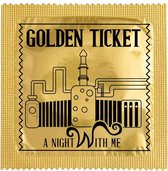 Condoom - Golden ticket - per 2 stuks - apart verpakt