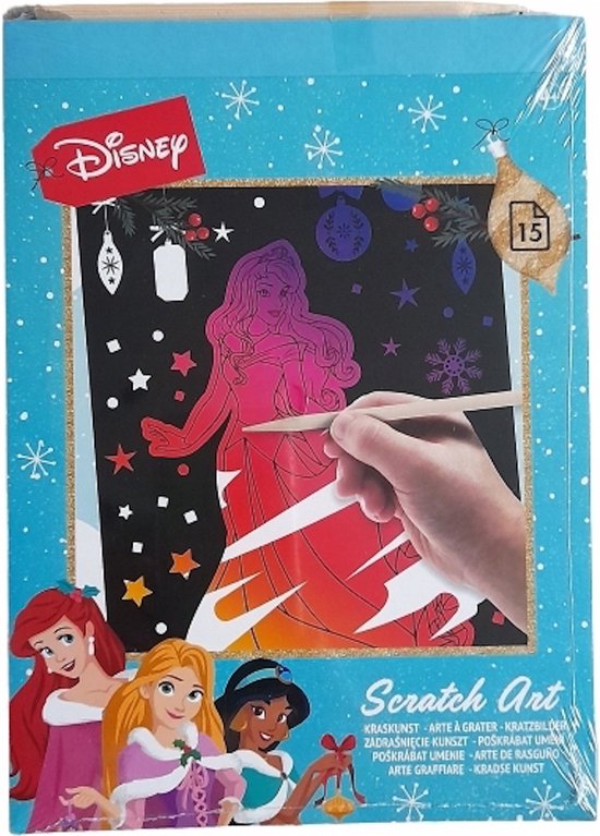 passen Trekker Junior Disney Princess - scratch art - kraskunst - 15x A5 prinsessen kaarten - met  krastool -... | bol.com