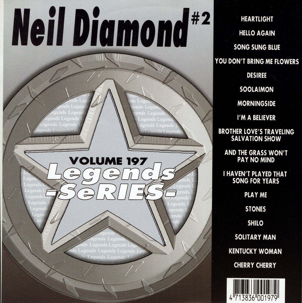 Karaoke Neil Diamond Vol.2, Karaoke CD (album) Muziek