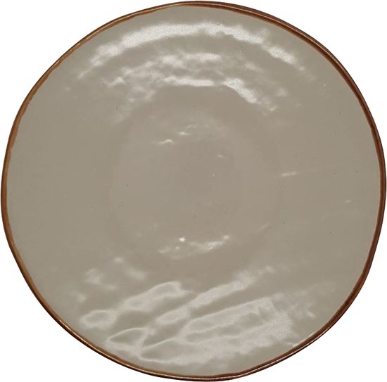 Vivi Oggi - Soup Bowl avec plaque - Set de Services de table - Faïence - Grijs - Italie - Toscane