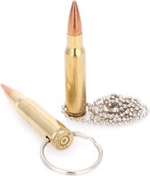 Lucky Shot USA - Ball Chain Bullet Necklace .308/7.62 (kogelketting/hanger)