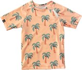 Beach & Bandits - UV Zwemshirt voor kinderen - Palm Breeze - Sunny Cream - maat 116-122cm