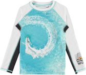 Molo - UV-zwemshirt met lange mouwen kinderen - Neptune LS - AOP - Boat Spin - maat 122-128cm