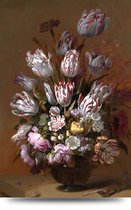 Maison de France - Canvas Bloemen rijks 7 - canvas - 80 x 120 cm