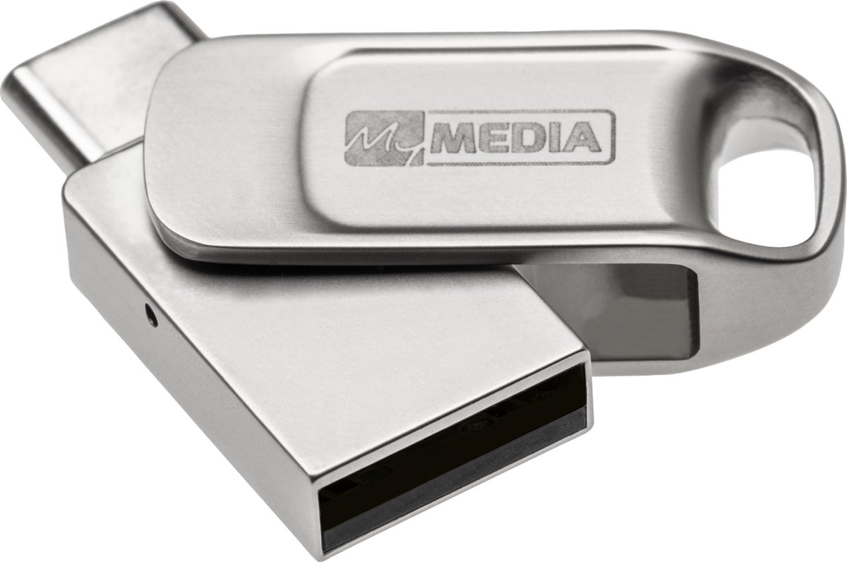 MyMedia My Dual USB 2.0 /USB C Drive 69265 USB-stick 16 GB USB 2.0, USB-C® Zilver