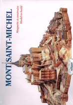 bouwplaat, modelbouw in karton Mont Saint Michel, schaal 1/500