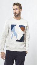 Sissy-Boy - Grijze sweater met mountain embroidery