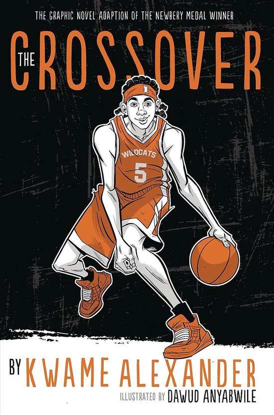 La graphic novel 'The Crossover', avec un joueur de basket des Wildcats portant le numéro 5.
