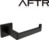 AFTR® Toiletrolhouder Zwart - WC Rolhouder - Zwarte WC Rol Houder | Mat Zwart | Luxe - Design