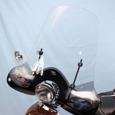 Windscherm o.a. Fiora Ancona, Novara, Boatian, Znen, Fosti Retro, AGM Retro, Joy. Hoog model 70cm. 4mm. dik, incl. verzwaarde bevestiging set en montage handleiding-Scoot Care Orig