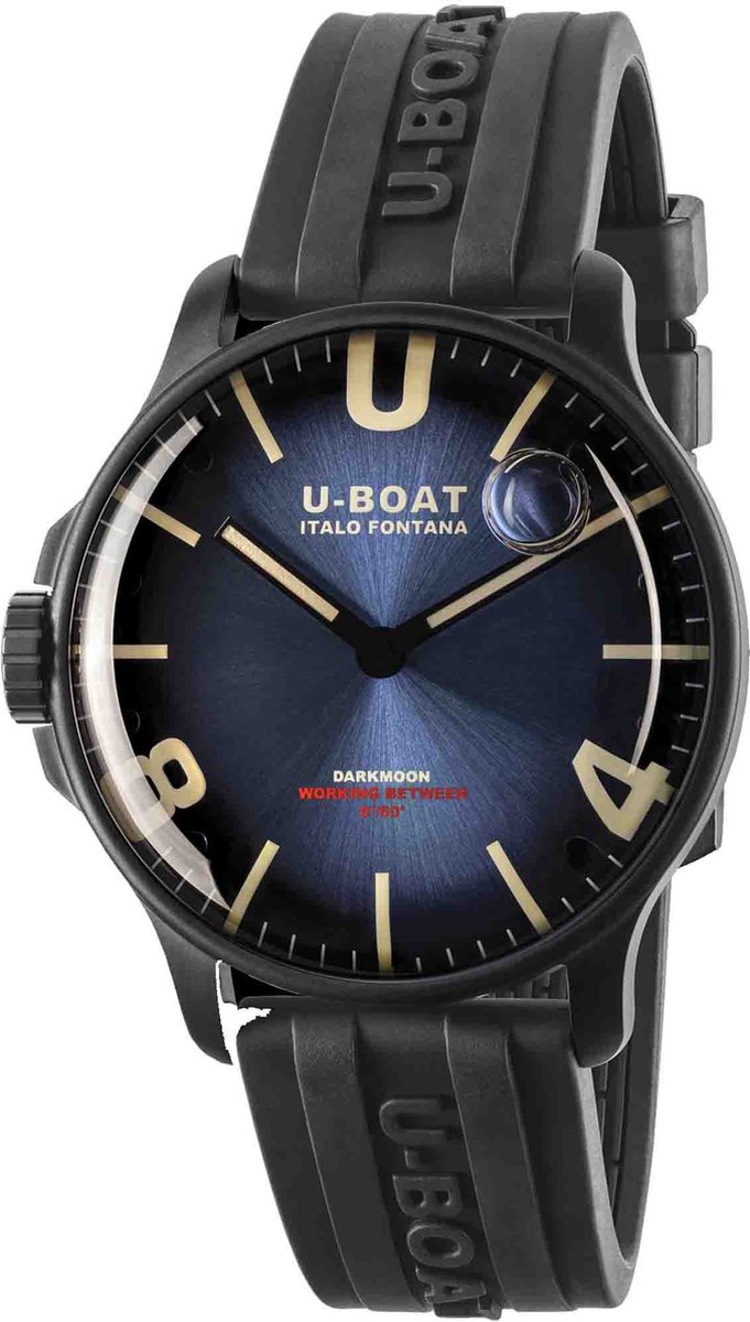 U-boat darkmoon 84700 8700 Mannen Quartz horloge