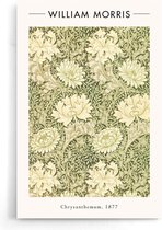 Walljar - William Morris - Chrysanthemum - Muurdecoratie - Poster