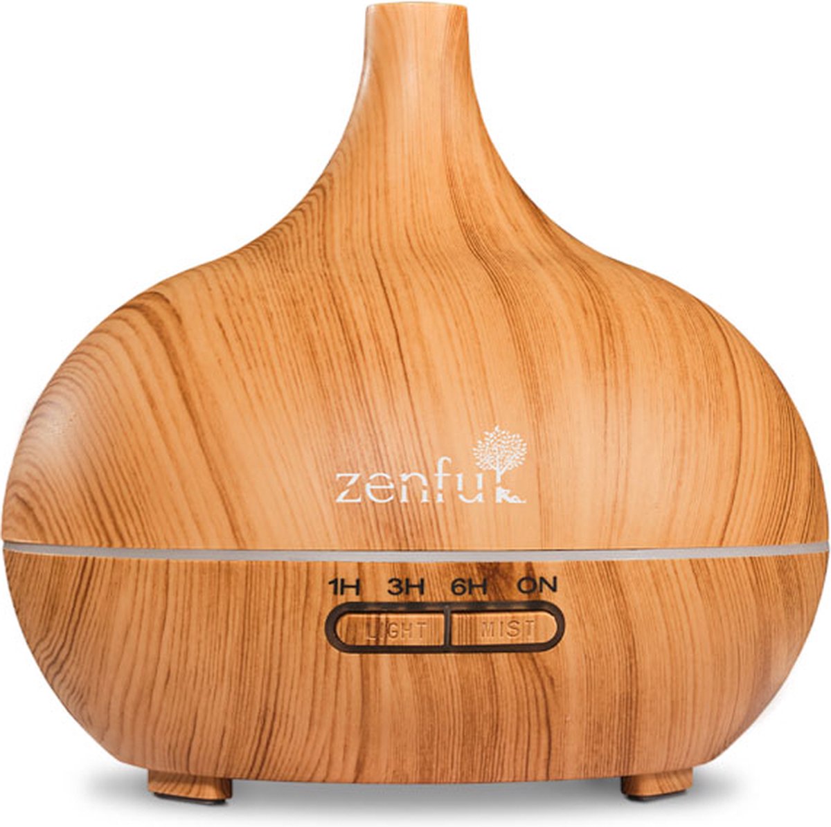 Goedkoopste Zenful Dewdrop - Aroma Diffuser - Geurdiffuser - Luchtbevochtiger - Vernevelaar - Aromatherapie - Elektrisch - 400ml - Hout