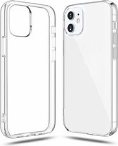 Transparant siliconen case - Geschikt voor iPhone 13 Pro - Doorzichtig Backcover - Transparant