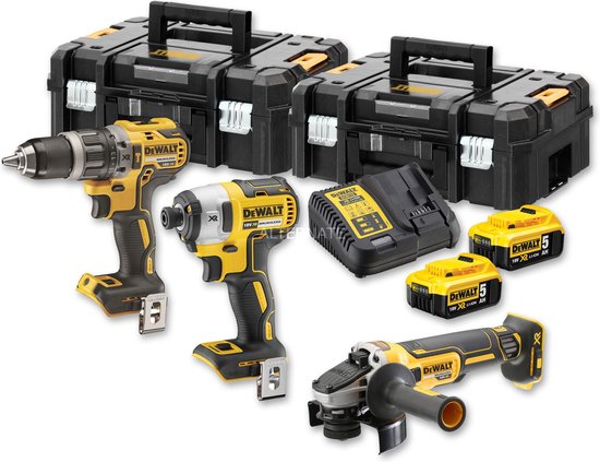 DeWALT DCK384P2T Accu Combiset 18V 5.0Ah XR Li-ion