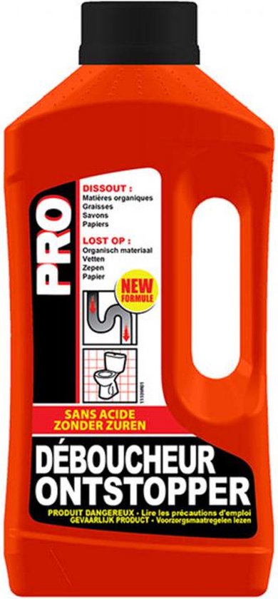 PRO - Toilet ontstopper - Krachtig en ultra-efficiënt - 1L