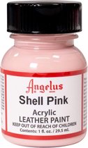 Angelus Leather Acrylic Paint - textielverf voor leren stoffen - acrylbasis - Shell Pink - 29,5ml