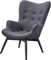 Liv's Sagan Fauteuil - Modern - Antraciet - Metaal - 99 cm x 80 cm x 92 cm