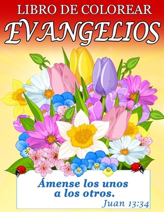 Dementia Books in Spanish- Libro de Colorear Evangelios - cover