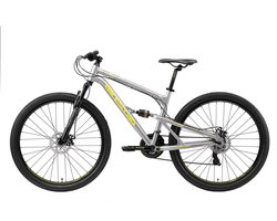 Bikestar 29 inch Alu MTB Fully, 21 speed, grijs