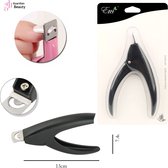 Nagelknipper kunstnagels / Nageltip knipper | Nepnagels - Zwart
