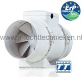 Revolair 125mm (power) Buisventilator / Badkamerventilator 285/345m3 - 2 snelheden - Svent S&P