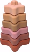 Stacking cups stapeltoren baby- speelgoed stapelsterren multicolours bruin