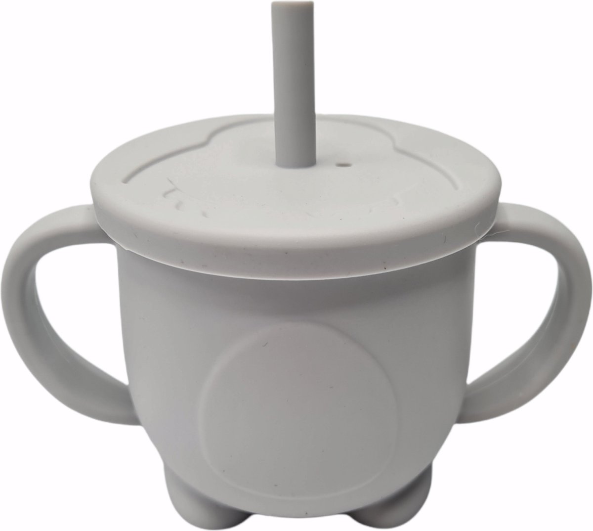 Goedkoopste Rietjesbeker - Drinkerbeker - Antilek beker - Sippy cup - Baby - Peuter - 150ML - Grijs