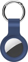 iMoshion Airtag sleutelhanger Blauw - Airtag hoesje  - iMoshion Liquid Silicone Keychain Case