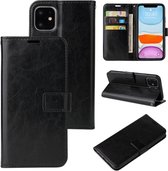 ✅Apple  iPhone 12 lederen Book Case / zwart / ✅by PROLEDPARTNERS ®