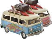 Voertuig DKD Home Decor Decoratie Vintage Bus (2 pcs) (17 x 7 x 10 cm) (17 x 7 x 10 cm)