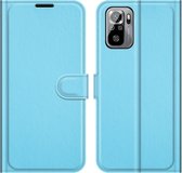 Xiaomi Redmi Note 10 4G / 10S Hoesje - Book Case - Lichtblauw