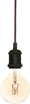 ATMOSPHERA Metalen Hanglamp D5 cm - Zwart en rood