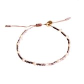 RVS armband | Miyuki armbandje met parels | goud | Dames