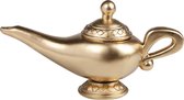 Aladdin lamp goudkleurig plastic ca. 25 cm