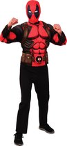 RUBIES FRANCE - Teenager Deadpool topje en muts - 152/164 (13-14 jaar)