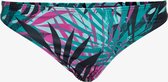 Osaga dames bikinibroekje met bloemenprint - Blauw - Maat M