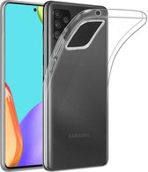 Samsung Galaxy A52 - A52s hoesje - MobyDefend Transparante TPU Gelcase - Volledig Doorzichtig - GSM Hoesje - Telefoonhoesje Geschikt Voor Samsung Galaxy A52 - Galaxy A52s