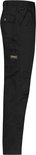 Pantalon de travail noir STØRVIK avec poches latérales, poche droite avec fermeture à pression.
