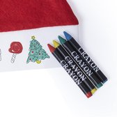 Chapeau de Noël pour enfants - Vêtements de Noël - Déguisement de Noël - Dessin d'enfants - dont 4 crayons