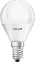 OSRAM 4058075429727 LED-lamp Energielabel F (A - G) E14 Peer 4.9 W = 40 W Neutraalwit (Ø x l) 45 mm x 82 mm 3 stuk(s)